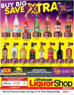 Shoprite LiquorShop catalogue | Exclusive deals and bargains | 2026-09-20T00:00:00.000Z - 2026-10-04T00:00:00.000Z