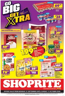 Shoprite catalogue | Shoprite Xtra Savings Gauteng 21 September - 11 October | 2026-09-20T00:00:00.000Z - 2026-10-11T00:00:00.000Z