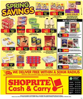 Shoprite catalogue | Shoprite Cash Carry Spring Savings Gauteng 21 September - 4 October | 2026-09-20T00:00:00.000Z - 2026-10-04T00:00:00.000Z