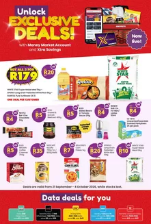 Shoprite catalogue in Uitenhage | Shoprite Money Market Account Exclusive Deals 21 September - 4 October | 2026-09-20T00:00:00.000Z - 2026-10-04T00:00:00.000Z