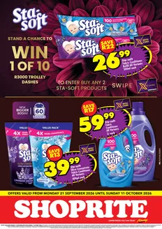Shoprite catalogue in Botshabelo | Shoprite weekly specials | 2026-09-20T00:00:00.000Z - 2026-10-11T00:00:00.000Z