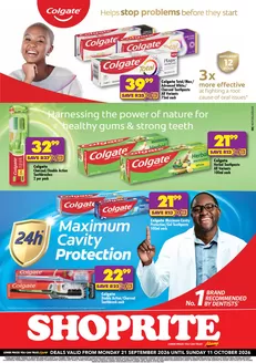 Shoprite catalogue in Allanridge | Shoprite weekly specials | 2026-09-20T00:00:00.000Z - 2026-10-11T00:00:00.000Z