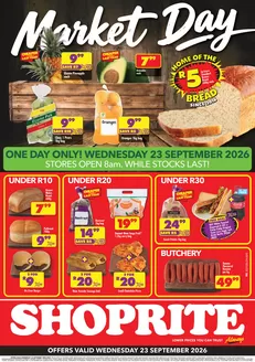 Shoprite catalogue in Uitenhage | Shoprite Market Day Deals Valid 23 September | 2026-09-21T00:00:00.000Z - 2026-09-23T00:00:00.000Z