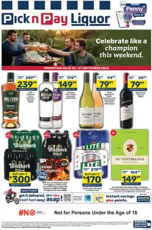 Pick n Pay catalogue in Atteridgeville | Pick n Pay Weekend Liquor Specials | 2026-09-23T00:00:00.000Z - 2026-09-27T00:00:00.000Z
