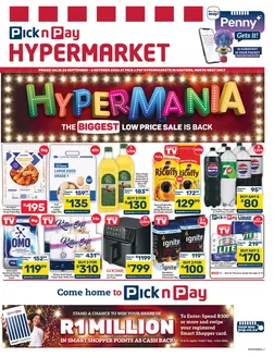 Pick n Pay Hypermarket catalogue in Verulam | Hypermarket Specials | 2026-09-25T00:00:00.000Z - 2026-10-06T00:00:00.000Z