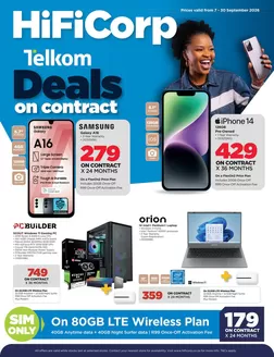 HiFi Corp catalogue in Bellville | Current bargains and offers | 2026-09-07T00:00:00.000Z - 2026-09-30T00:00:00.000Z