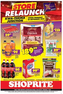 Shoprite catalogue | Offers for bargain hunters | 2026-09-23T00:00:00.000Z - 2026-09-27T00:00:00.000Z