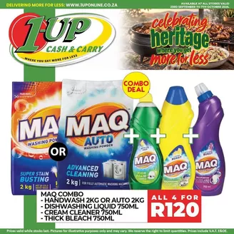 1UP catalogue in Stellenbosch | Great offer for all customers | 2026-09-23T00:00:00.000Z - 2026-10-07T00:00:00.000Z
