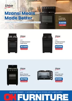 OK Furniture catalogue | Top deals and discounts | 2026-09-25T00:00:00.000Z - 2026-10-11T00:00:00.000Z