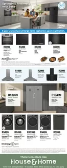 House & Home catalogue in Cape Town | Great offer for bargain hunters | 2026-09-25T00:00:00.000Z - 2026-10-11T00:00:00.000Z