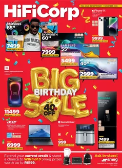 HiFi Corp catalogue in Bushbuckridge | Catalogue HiFi Corp | 2026-09-30T00:00:00.000Z - 2026-11-01T00:00:00.000Z