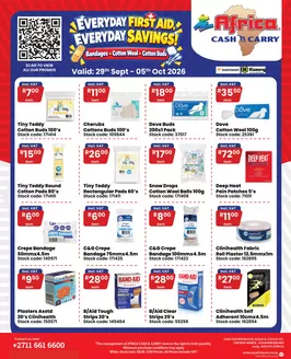 Africa Cash & Carry catalogue | Tuesday Promo | 2026-09-29T00:00:00.000Z - 2026-10-05T00:00:00.000Z