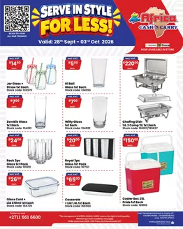 Africa Cash & Carry catalogue | Monday Promo | 2026-09-28T00:00:00.000Z - 2026-10-03T00:00:00.000Z