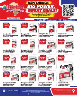 Africa Cash & Carry catalogue | Saturday Promo | 2026-09-26T00:00:00.000Z - 2026-10-02T00:00:00.000Z
