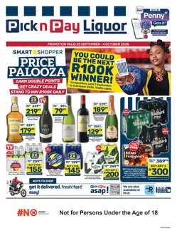 Pick n Pay catalogue in Pietermaritzburg | Pick n Pay Liquor Specials | 2026-09-25T00:00:00.000Z - 2026-10-04T00:00:00.000Z