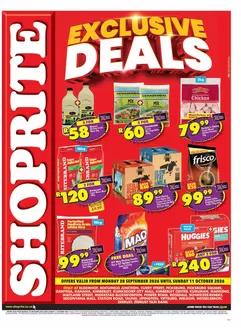 Shoprite catalogue in Kestell | Shoprite weekly specials | 2026-09-27T00:00:00.000Z - 2026-10-11T00:00:00.000Z