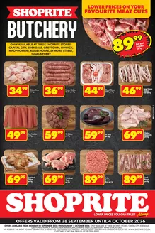 Shoprite catalogue in Mount Frere | Shoprite weekly specials | 2026-09-27T00:00:00.000Z - 2026-10-04T00:00:00.000Z