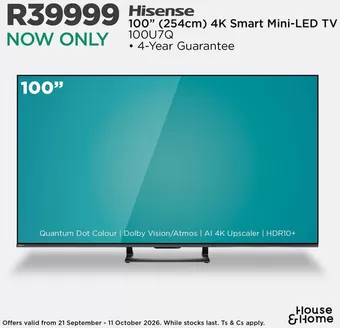 House & Home catalogue | Discounts and promotions | 2026-09-21T00:00:00.000Z - 2026-10-11T00:00:00.000Z