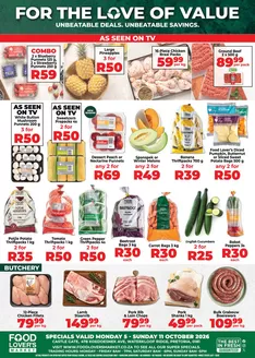 Food Lover's Market catalogue | Castle Gate - 5 - 11 October 2026 | 2026-10-04T00:00:00.000Z - 2026-10-11T00:00:00.000Z