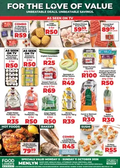Food Lover's Market catalogue | Menlyn - 5 - 11 October 2026 | 2026-10-04T00:00:00.000Z - 2026-10-11T00:00:00.000Z