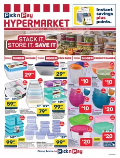 Pick n Pay Hypermarket catalogue | Hypermarket Plastic Fair Specials | 2026-10-05T00:00:00.000Z - 2026-10-18T00:00:00.000Z