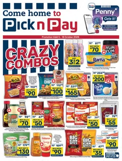Pick n Pay catalogue | Pick n Pay Crazy Combo Specials | 2026-10-05T00:00:00.000Z - 2026-10-18T00:00:00.000Z