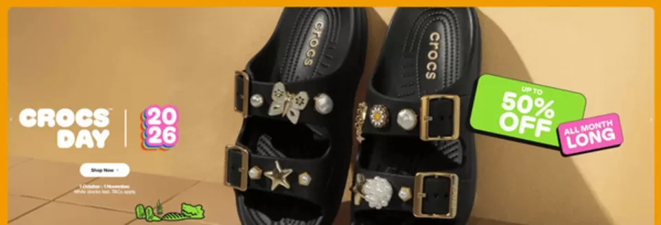 Crocs catalogue | Crocs Day | 2026-10-05T00:00:00.000Z - 2026-11-01T00:00:00.000Z
