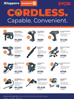 Expert Kloppers catalogue in Hawston | Cordless. Capable. Convenient. | 2026-10-05T00:00:00.000Z - 2026-10-15T00:00:00.000Z
