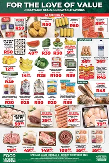 Food Lover's Market catalogue | Jeffreys Bay - 5 - 11 October 2026 | 2026-10-04T00:00:00.000Z - 2026-10-11T00:00:00.000Z