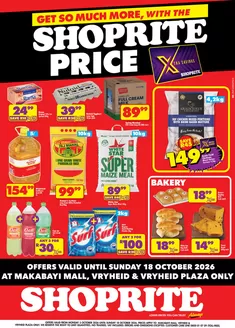 Shoprite catalogue in Santa Lucía | Shoprite weekly specials | 2026-10-04T00:00:00.000Z - 2026-10-18T00:00:00.000Z