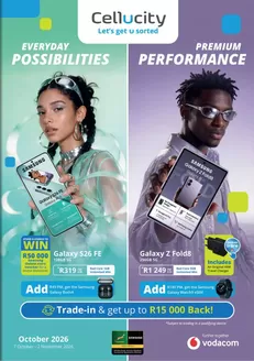 Cellucity catalogue | Everyday Possibilities Premium Performance | 2026-10-08T00:00:00.000Z - 2026-11-02T00:00:00.000Z