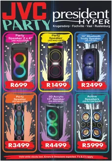 President Hyper catalogue | JVC Party Speaker | 2026-10-09T00:00:00.000Z - 2026-10-23T00:00:00.000Z