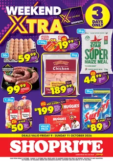 Shoprite catalogue | Shoprite Weekend Xtra 9 October - 11 October | 2026-10-08T00:00:00.000Z - 2026-10-11T00:00:00.000Z