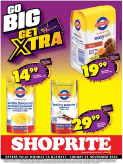 Shoprite catalogue | Shoprite Snowflake Xtra Savings Northern Cape 5 October - 8 November | 2026-10-04T00:00:00.000Z - 2026-11-08T00:00:00.000Z
