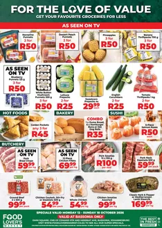 Food Lover's Market catalogue | Bassonia - 12 - 18 October 2026 | 2026-10-11T00:00:00.000Z - 2026-10-18T00:00:00.000Z