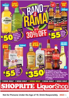 Shoprite LiquorShop catalogue in Colenso | Shoprite LiquorShop Rand a Rama 12 October - 18 October | 2026-10-11T00:00:00.000Z - 2026-10-18T00:00:00.000Z