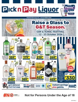 Pick n Pay catalogue in Matatiele | Pick n Pay GT Festival Specials | 2026-10-12T00:00:00.000Z - 2026-10-25T00:00:00.000Z