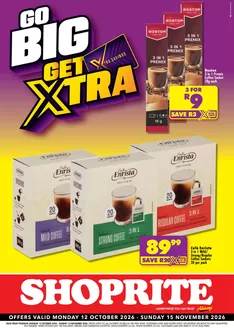 Shoprite catalogue in Mangaung | Shoprite weekly specials | 2026-10-11T00:00:00.000Z - 2026-11-15T00:00:00.000Z