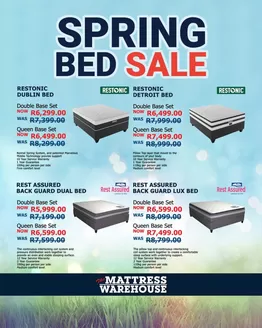 The Mattress Warehouse catalogue | Spring Bed Sale | 2026-10-13T00:00:00.000Z - 2026-10-27T00:00:00.000Z