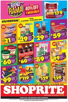 Shoprite catalogue in Hennenman | Shoprite Rand a Rama Silverton 14 October - 18 October | 2026-10-13T00:00:00.000Z - 2026-10-18T00:00:00.000Z