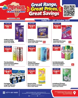 Africa Cash & Carry catalogue | Saturday Promo | 2026-10-17T00:00:00.000Z - 2026-10-23T00:00:00.000Z