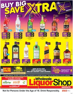Shoprite LiquorShop catalogue in Port Shepstone | Discover attractive offers | 2026-10-18T00:00:00.000Z - 2026-11-08T00:00:00.000Z
