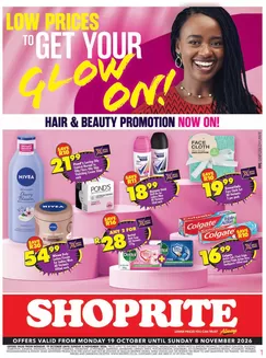 Shoprite catalogue in Burgersfort | Shoprite Hair and Beauty Gauteng 19 October - 8 November | 2026-10-18T00:00:00.000Z - 2026-11-08T00:00:00.000Z
