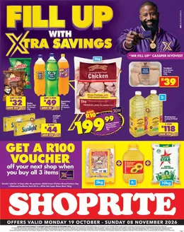Shoprite catalogue | Shoprite Xtra Savings Eastern Cape 19 October - 8 November | 2026-10-18T00:00:00.000Z - 2026-11-08T00:00:00.000Z