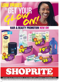 Shoprite catalogue | Shoprite Hair and Beauty Western Cape 19 October - 8 November | 2026-10-18T00:00:00.000Z - 2026-11-08T00:00:00.000Z