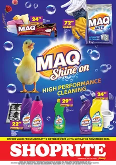 Shoprite catalogue | Shoprite Maq Household Essentials Western Cape 19 October - 8 November | 2026-10-18T00:00:00.000Z - 2026-11-08T00:00:00.000Z