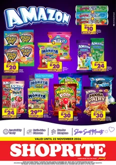 Shoprite catalogue | Shoprite Amazon Sweets Savings Western Cape 19 October - 22 November | 2026-10-18T00:00:00.000Z - 2026-11-22T00:00:00.000Z