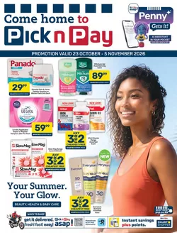 Pick n Pay catalogue in | Pick n Pay Health amp Beauty Specials | 2026-10-23T00:00:00.000Z - 2026-11-05T00:00:00.000Z
