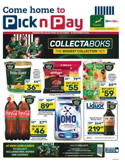 Pick n Pay catalogue in  | Pick n Pay Collectaboks Specials | 2026-10-23T00:00:00.000Z - 2026-11-08T00:00:00.000Z