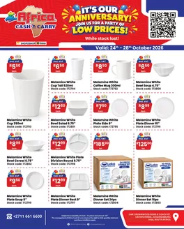Africa Cash & Carry catalogue | Saturday Promo | 2026-10-24T00:00:00.000Z - 2026-10-28T00:00:00.000Z